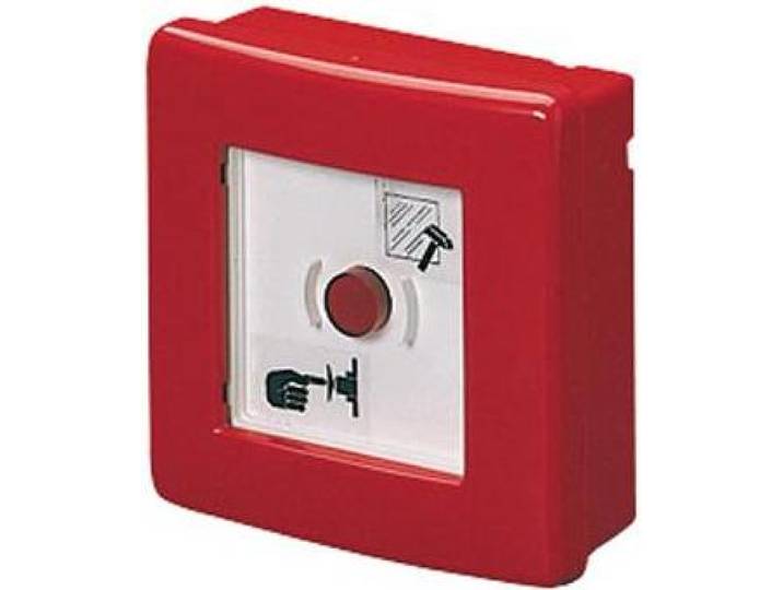 Gewiss GW42201 système de fermeture avec alarme Rouge\, Blanc Verre\, Métal