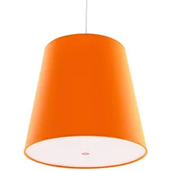 FRAUMAIER Single SmallCluster Pendelleuchte, orange