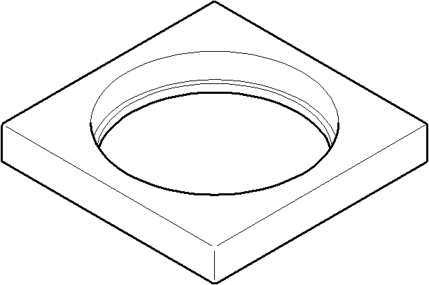 Dornbracht Rosette EHM-WT MEM - chro 092778007-00 60x60x25_chrom