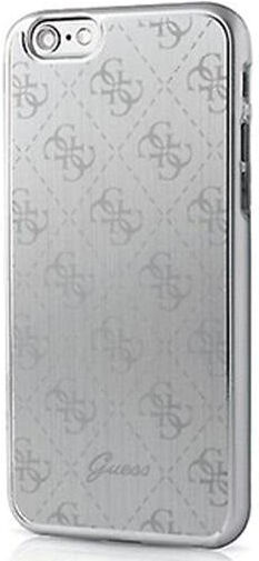 Guess iPhone 6/6s 4G Aluminium Hard Cover Sølv