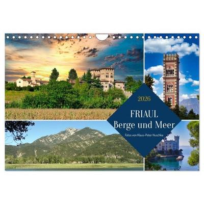 Friaul, Berge und Meer (Wandkalender 2026 DIN A4 quer), CALVENDO Monatskalender