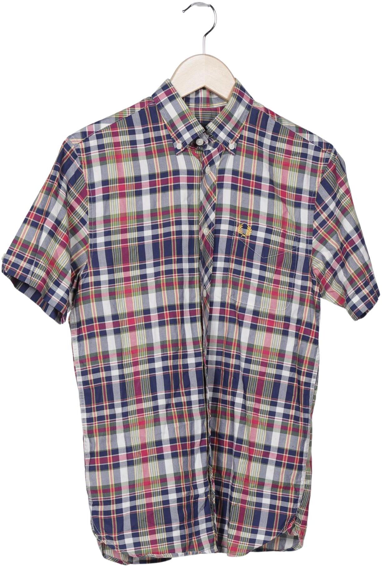 Fred Perry Herren Hemd, Mehrfarbig, Gr. XS, Baumwolle - Second Hand
