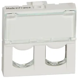 Legrand 078603 Mosaic Antibakteriell, Potentialausgleichs-Dose-PA-Dose, Farbe: Ultraweiß