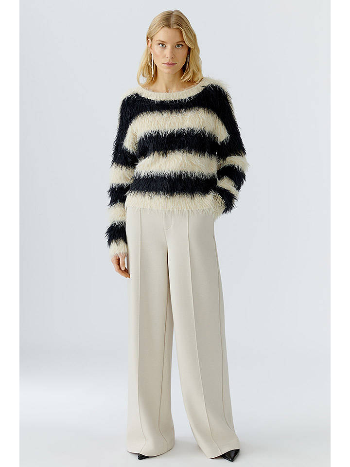 Oui Hose in Creme - 42