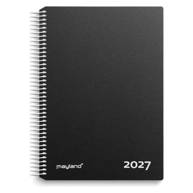 Mayland-Burde Timekalender sort PP-plast 2027 (27218000)