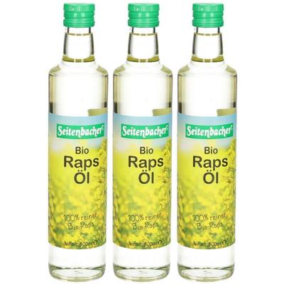 Seitenbacher Bio Raps Öl x3 3x500 ml