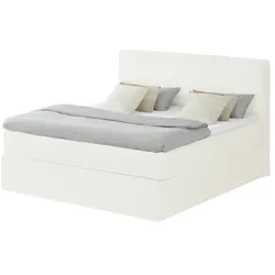 Boxi Boxspringbett  Boxi ¦ creme ¦ Maße (cm): B: 160 H: 125