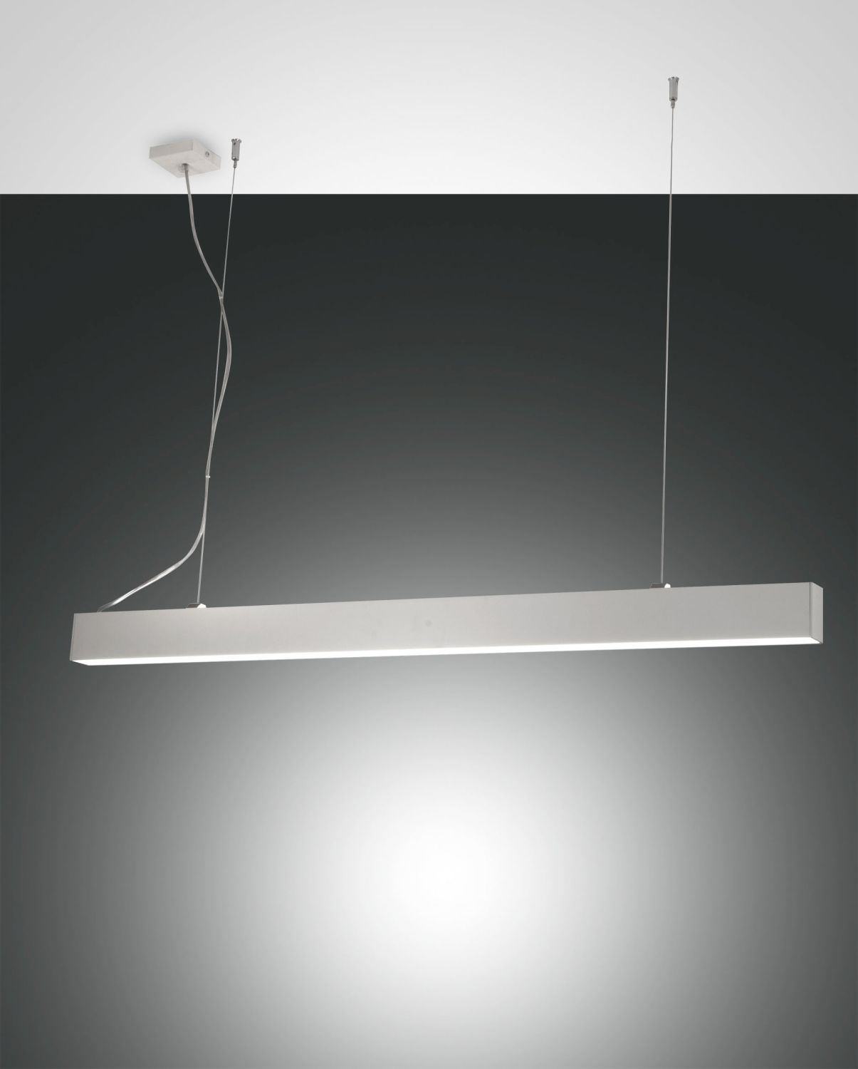 Fabas Luce LED-Pendelleuchte NEXT weiß 142 cm 3681-45-102 8019282533573