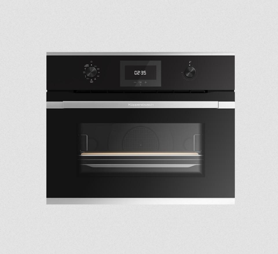 Küppersbusch Kompakt Pyrolyse-Backofen mit ökotherm, Silver Chrome CBP6332.0S