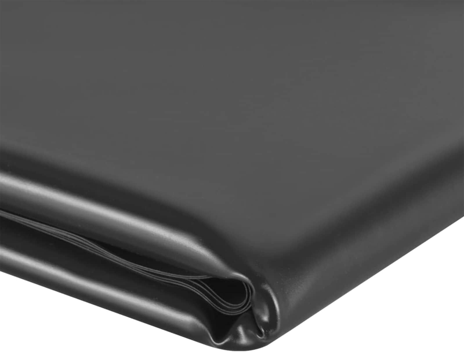 vidaXL Bâche de bassin 9 x 2 m PVC 0,5 mm Noir