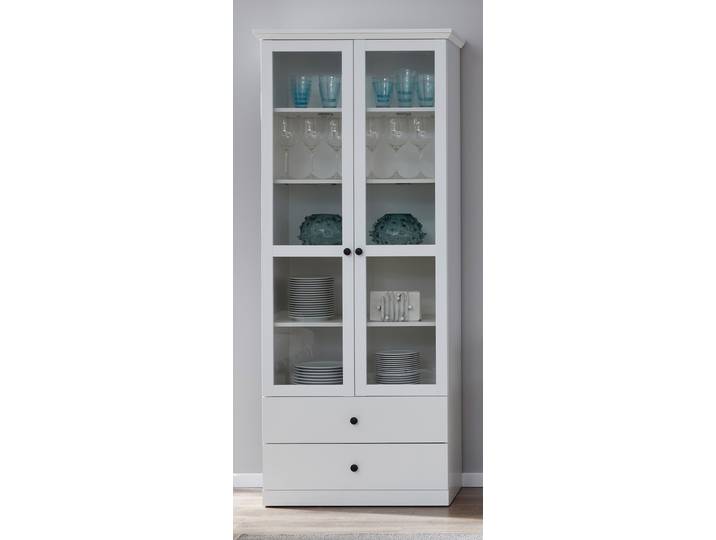 Vitrine Baxter 81 x 196 x 41cm Blanc