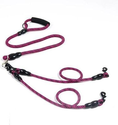 Uplifted Goods Heavy Duty Triple Dog Multi Lead System a purple