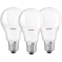 3er-Pack Osram LED BASE E27 10W wie 75W Warmweiß blendfreies helles Licht