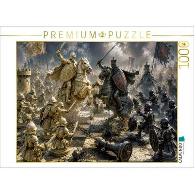 CALVENDO Puzzle Schach, das einzige Drama, das wirklich Spaß macht. | 1000 Teile Lege-Größe 64x48cm Foto-Puzzle für glückliche Stunden, von , Calvendo