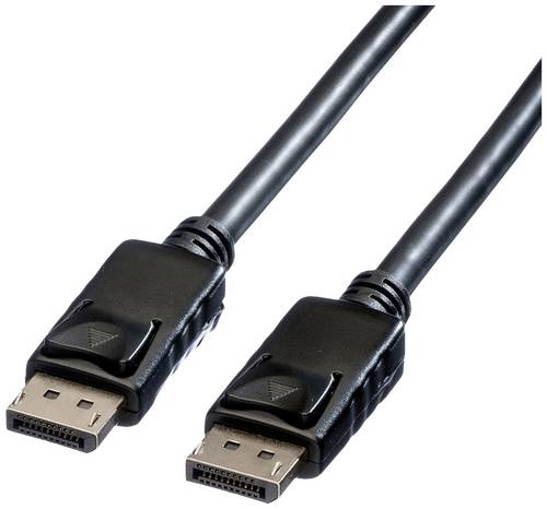 Roline DisplayPort Anschlusskabel DisplayPort Stecker 1.50 m Schwarz 11.04.5981 Geschirmt DisplayPort-Kabel