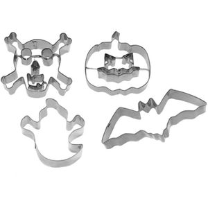 Westmark Ausstechformen 31942260, Set, Halloween, aus Edelstahl, verschiedene Formen, 4-teilig