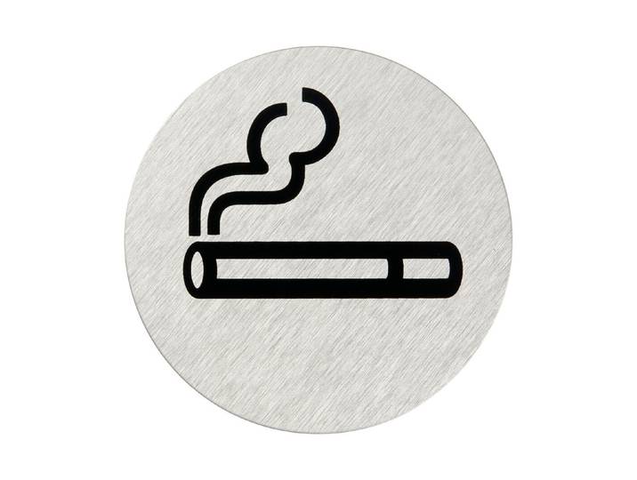 Raucher-Rund-Schild ⌀ 7.5 cm