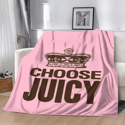 Inspire Curations Juicy Cool Couture Anime Cartoon Throw Blanket p1 150x125cm 60x50in S