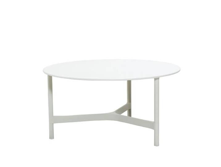 Cane-line Twist Couchtisch groß Ø90 cm White-White