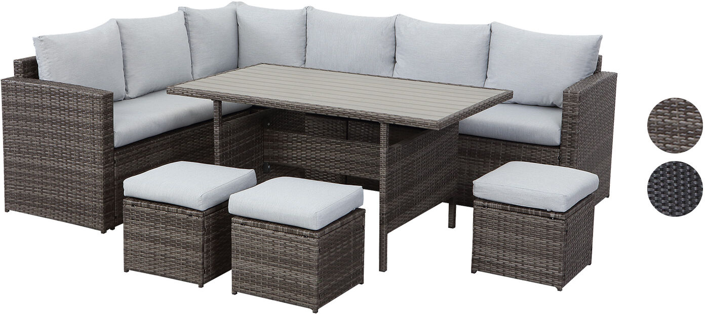 MEXO Gartenmöbel 9-Sitzer Lounge Set inkl. Polster