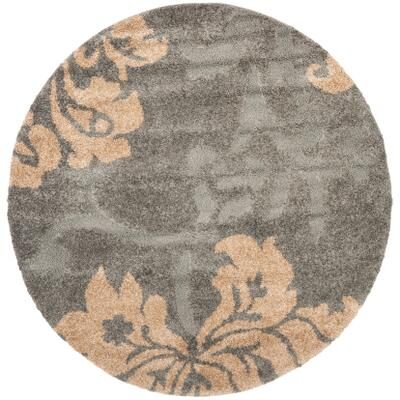 SAFAVIEH Florida Shag Hilde Floral 1.2-inch Thick Rug