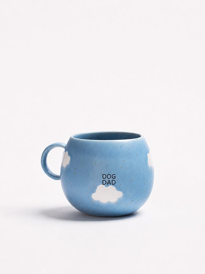 Egg Back Home Jumbotasse ''Cloud - Dog Dad'' in Hellblau - 500 ml - onesize