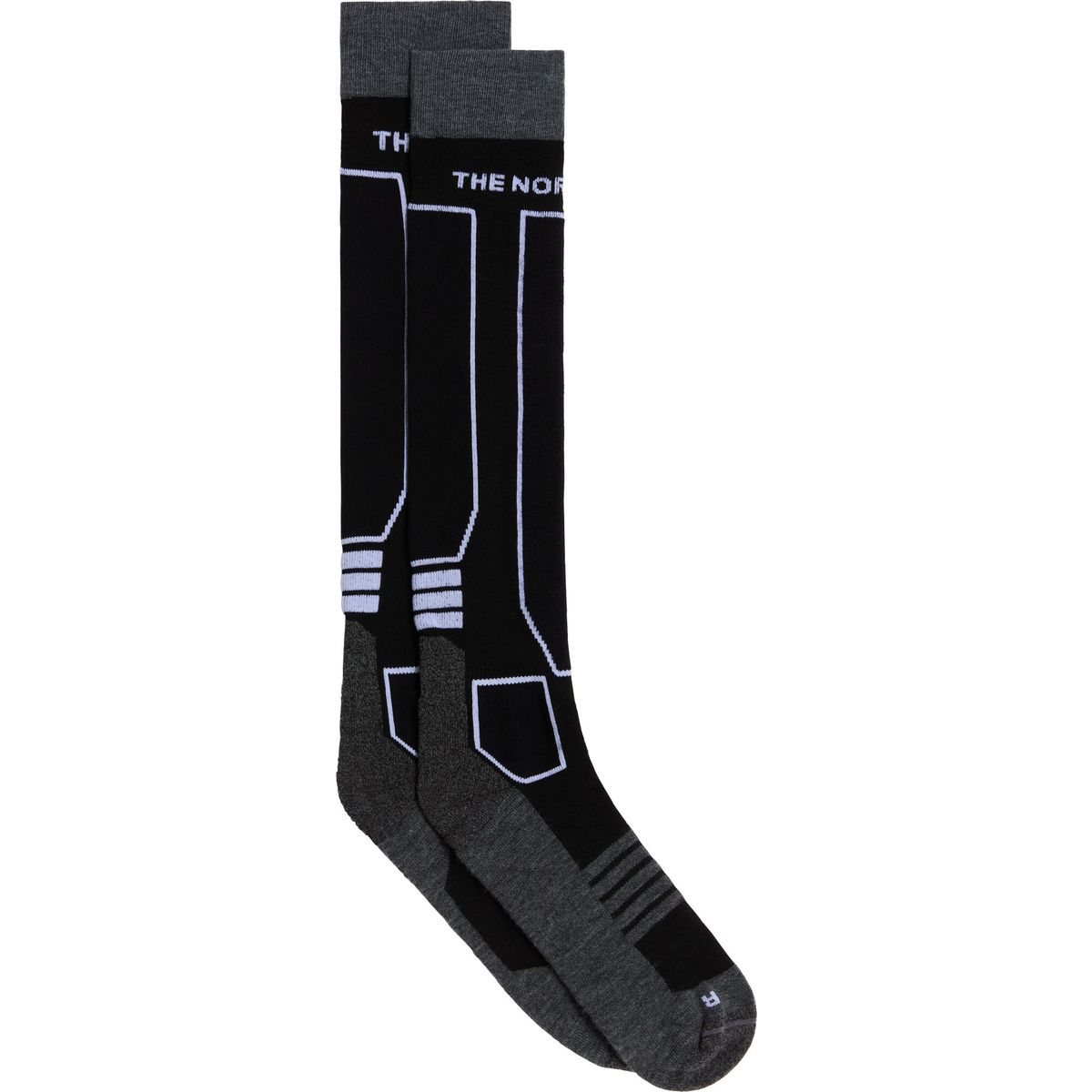 The North Face Resort Ski Sock monument grey/tnf black (K1C) XS NF0A882NK1C-XS