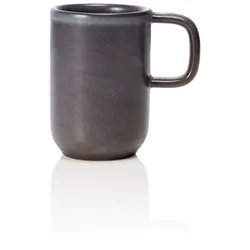 12x Becher Kaffeetasse 370 ml Steinzeug ROCKZZERO One Stone Grey / dunkelgrau
