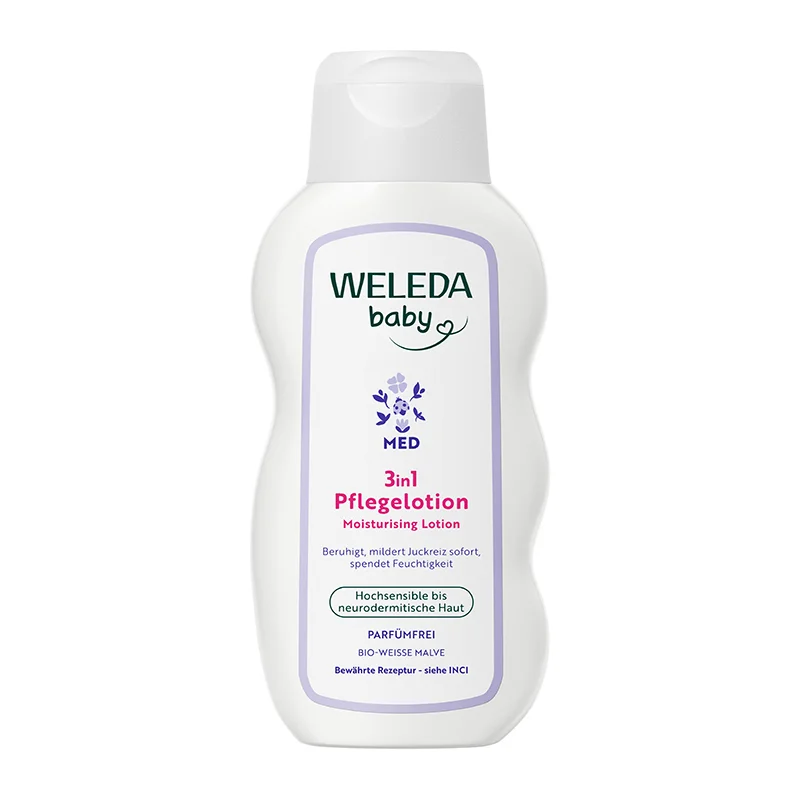 Weleda MED 3in1 Pflegelotion Weiße Malve, 200ml 00572300