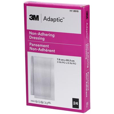 Adaptic 7,6x20,3 cm feuchte Wundauflage 2015 24 St Verband