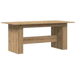 vidaXL Esstisch Artisan-Eiche 180x90x76 cm Holzwerkstoff