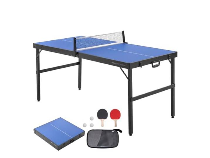 VEVOR Ping-Pong Portable en MDF avec Filet et Raquettes
