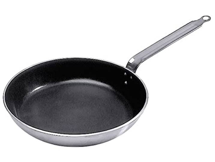 Contacto Aluminium Pfanne 32 cm, mit Eisenstiel, mit Antihaft-Beschichtung