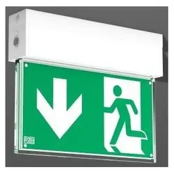 RZB, Sicherheitskennzeichnung, Notleuchte GSUN-S 2W ws 652217.002 1/3/8h 24m 4K Wand/Decke m.Scheibe, NFC