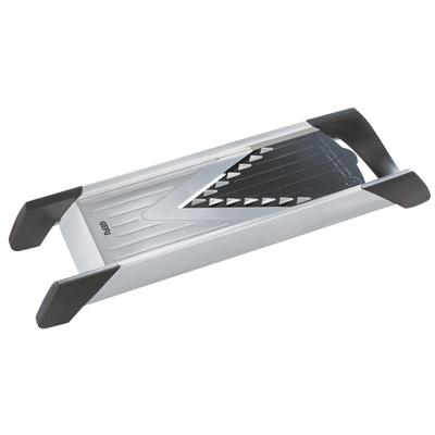 Gemüsehobel GEFU "VIOLINO", silber (silberfarben, schwarz), Edelstahl, Kunststoff, Küchenreiben, Gemüsehobel
