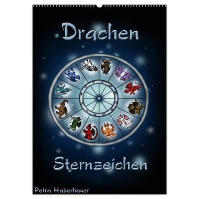 Drachen-Sternzeichen (Wandkalender 2026 DIN A2 hoch), CALVENDO Monatskalender