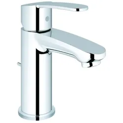 Grohe Eurostyle Cosmopolitan Einhand-Waschtischbatterie, S-Size, Ausladung 100mm, Zugstangen-Ablaufgarnitur, EcoMode, 2338720E