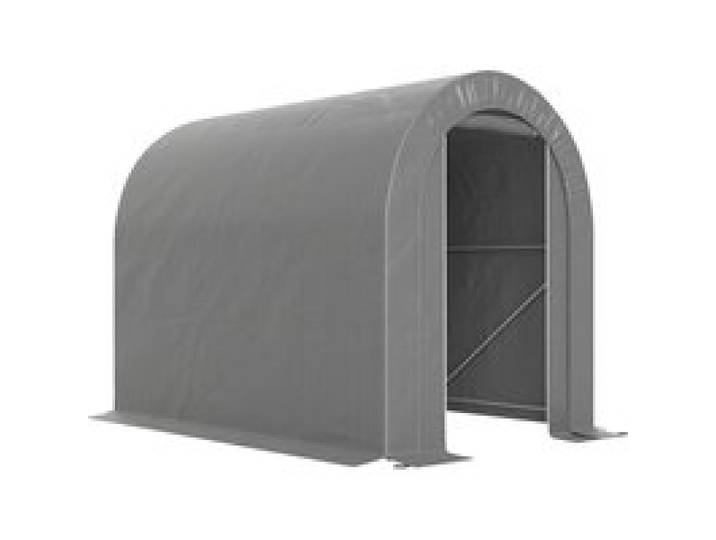 Outsunny Tuintent voor gereedschap, fietsen, motorfietsen 2,4X1,6X1,9 m grijs
