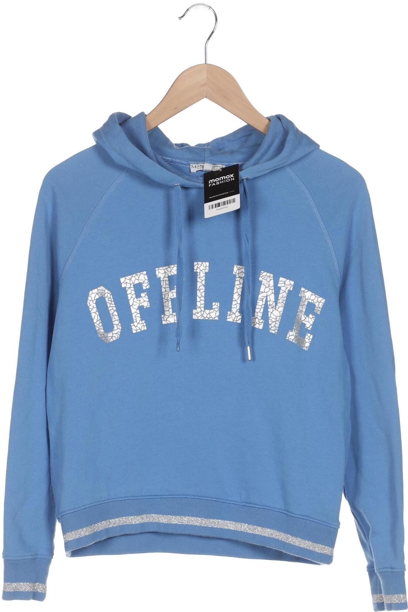 Marie Lund Damen Kapuzenpullover, Blau, Gr. S, Baumwolle - Second Hand