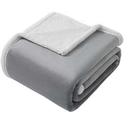 Wohndecke OTTO HOME "Sennu, 1 Stück, Kuscheldecke, Teddyoptik, Doppellagiges Design", grau, B:130cm L:180cm, Polyester, Wohndecken, Wohndecke, 420g/m", flauschige, Wohndecke mit Teddyoptik, Tagesdecke, zwei Größen