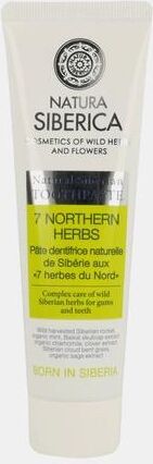 NATURA SIBERICA PASTA DENTIFRICA SIBERIANA COM 7 ERVAS NORDICAS 100g