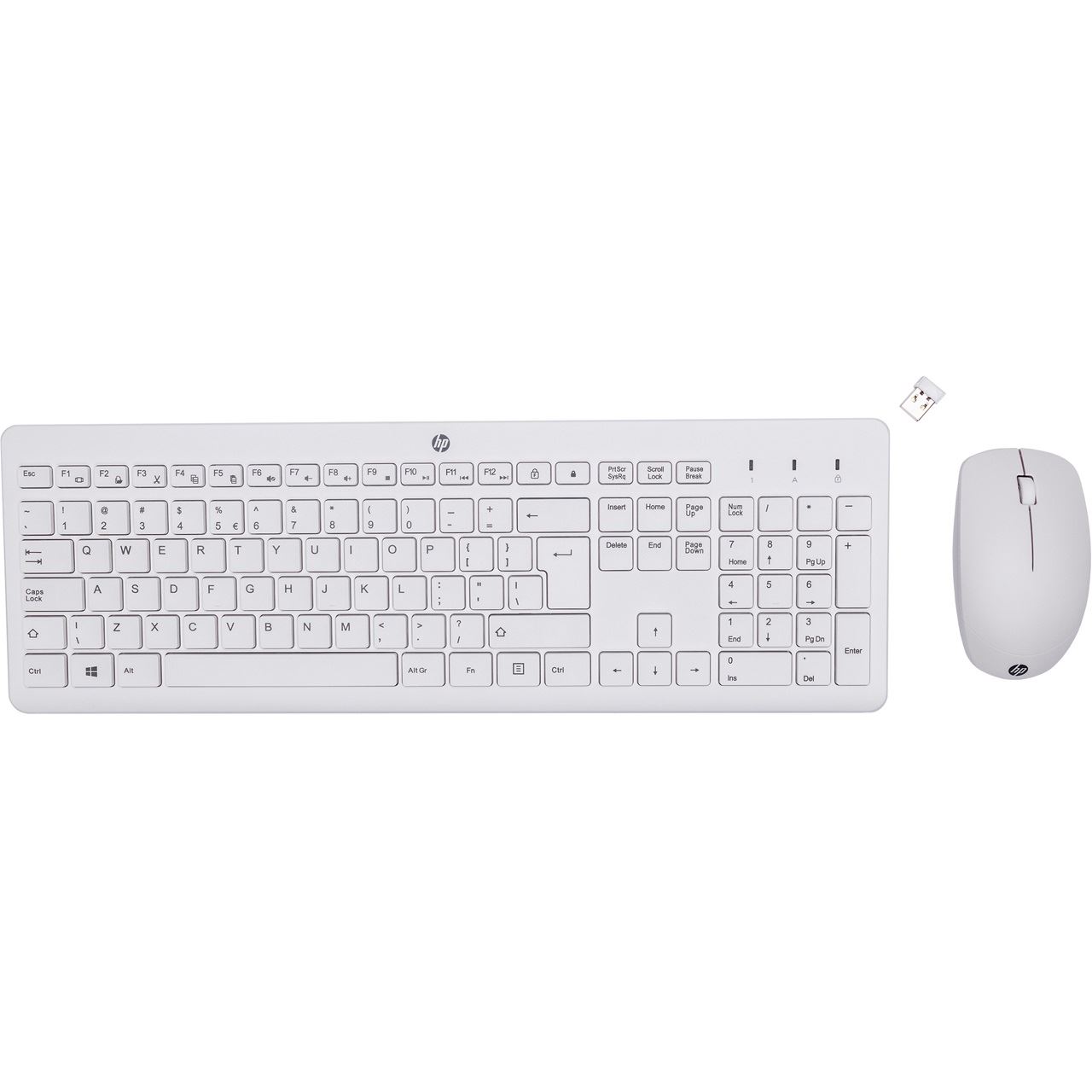 HP Maus- und Tastatur-Set 3L1F0AA#ABB / 230 Weiß