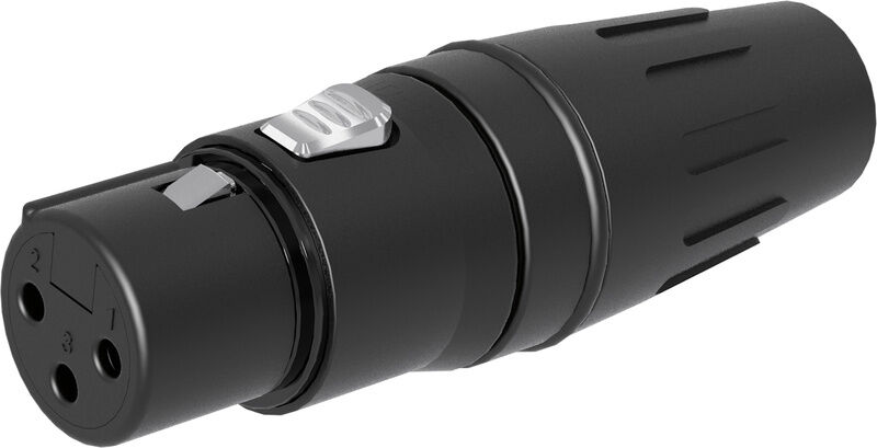 Seetronic SCHF3-B 3 Pin XLR Female nero