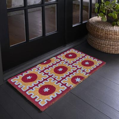 "Balta Rugs Tomato Grid 18"" x 30"" Doormat"