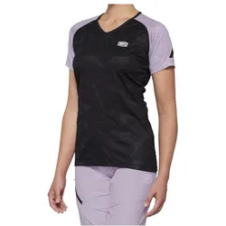 100%, Damen, Velotrikot, Airmatic Woman-Jersey (L), Schwarz, L