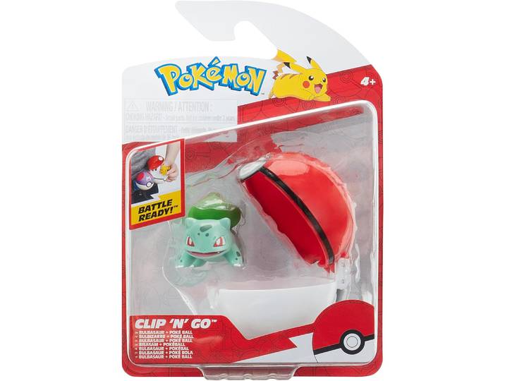 Pokemon PKW3634- Clip 'N' Go Bulbizarre