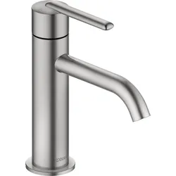 Duravit Balcoon Einhebel-Waschtischmischer S FreshStart und Minusflow, BA1013002070, Farbe: Edelstahl gebürstet