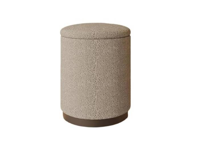 Zymjzbetic Schminkhocker Moderner runder Make-up-Hocker, Schlafzimmer-Aufbewahrung, Schminktisch, Stuhl, niedriger Waschtisch(Color 8)