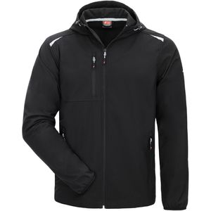 NITRAS Arbeitsjacke Motion Tex Light, 7195, Softshelljacke, schwarz, wasserdicht, Größe XL