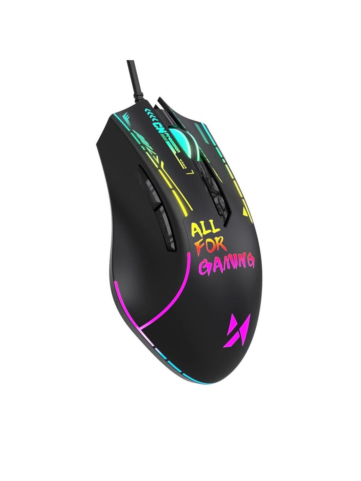 Wozinsky WMGK-7200 Optical Gaming Mouse 7200 DPI - Black - Gaming Maus (Schwarz)